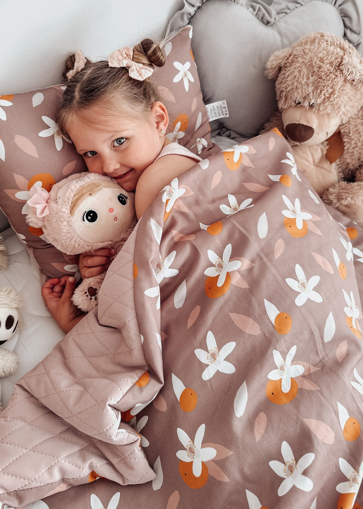 Koc przedszkolaka VELVET 100x135 + poduszka i worek