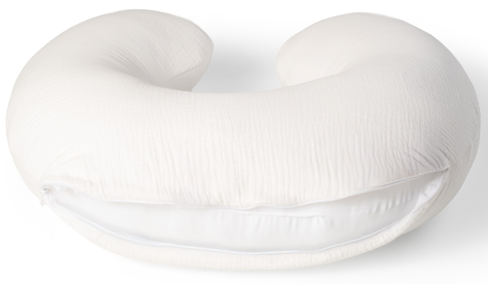 Poduszka do karmienia rogal MUŚLINOWY