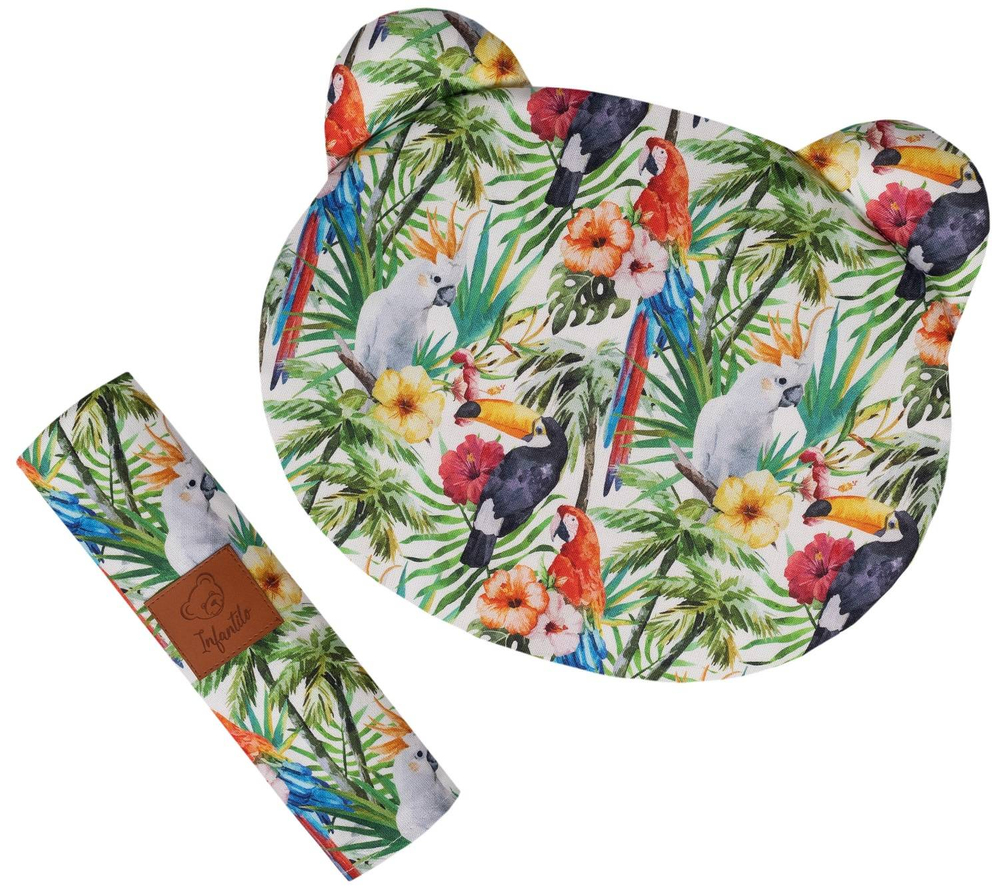 Komplet letni poduszka miś i otulacz BAMBUS